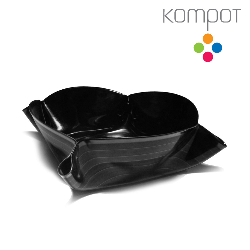 Velká vinylová miska 4 :: růžový střed