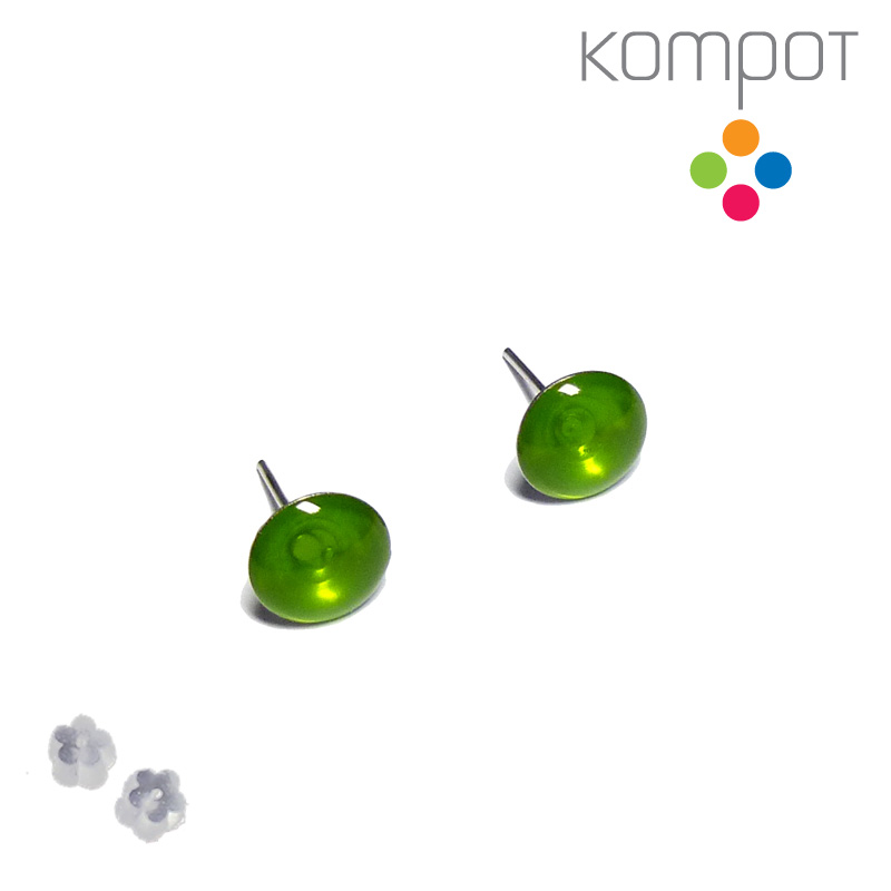 KAPKY, průhledné :: zelené - DOPRODEJ