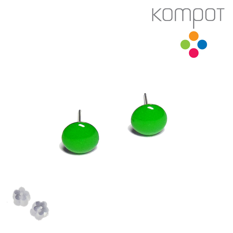 KAPKY, neprůhledné :: zelené, neon - DOPRODEJ