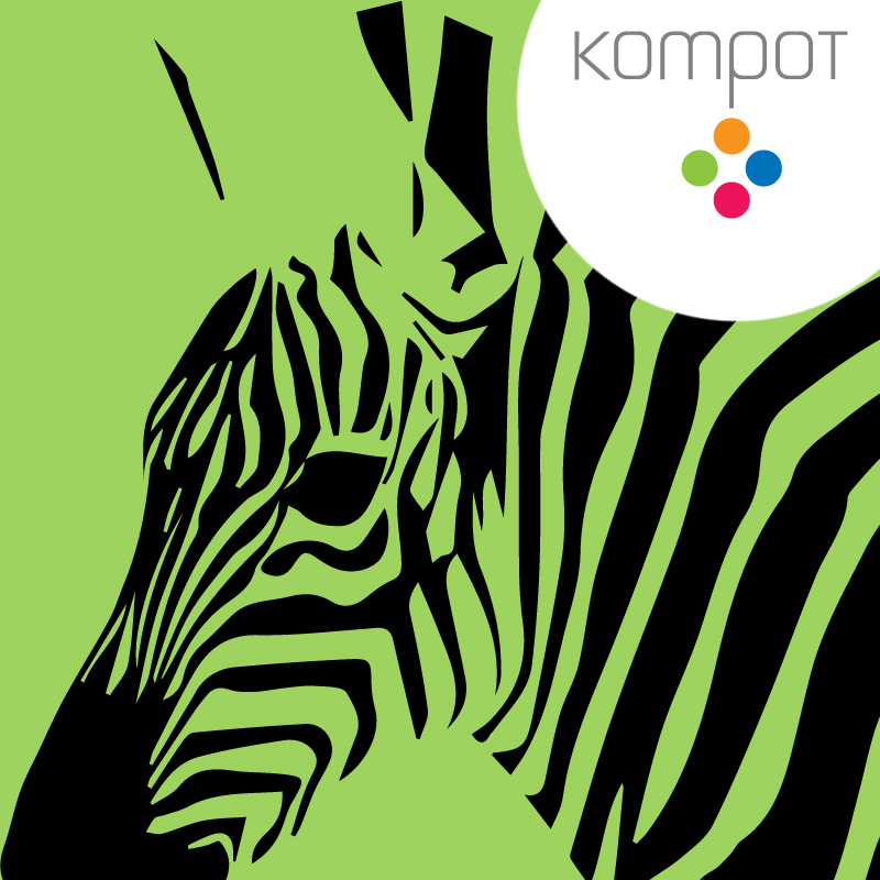 Pánské tričko :: ZEBRA, kiwi