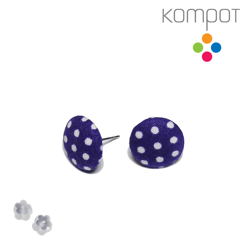 BUTONKY puntíkaté :: bílo-červené