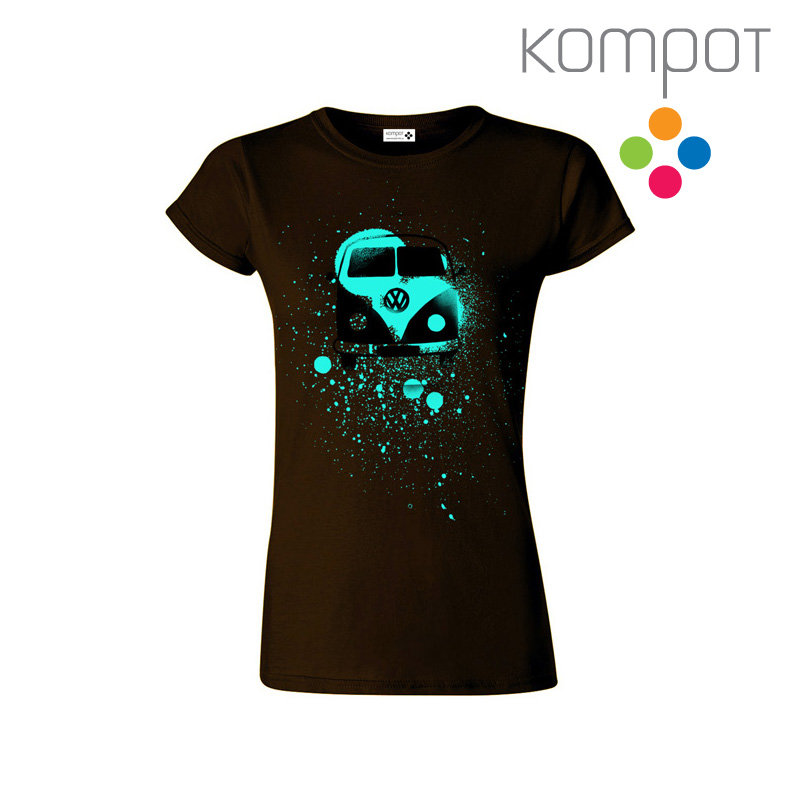 Dámské tričko :: BUSÍK, hnědé