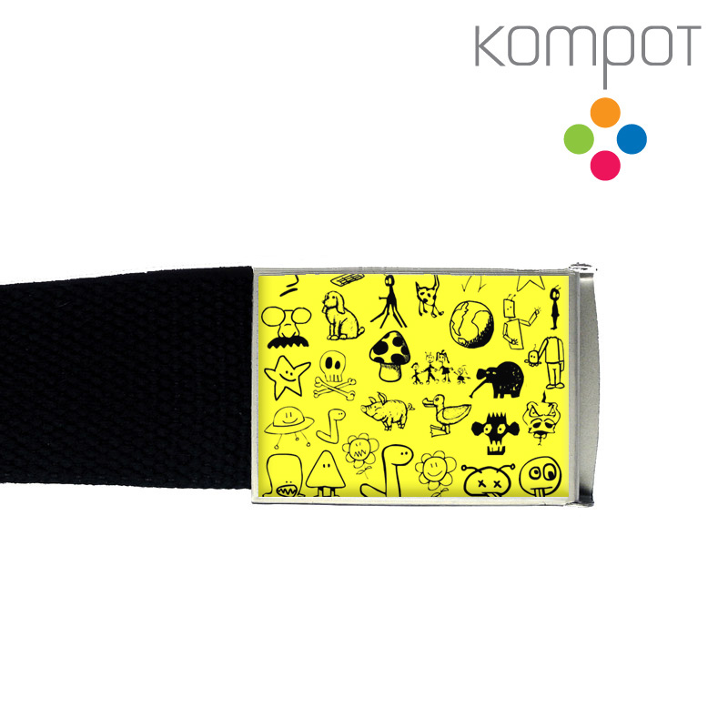 Pásek FUNNY :: žlutý