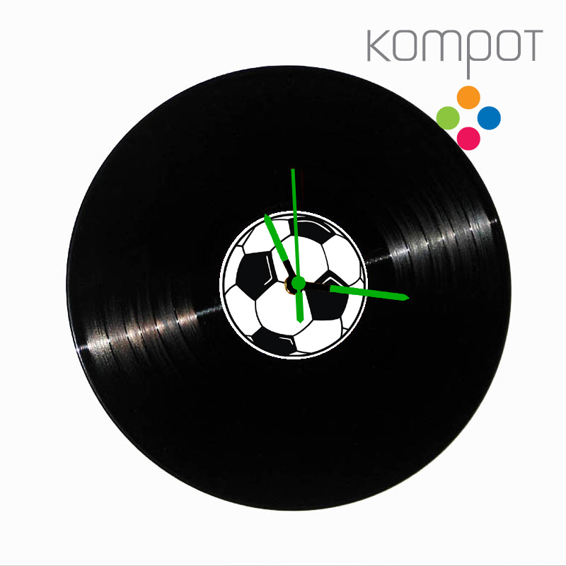 Vinylové hodiny FOTBALOVÝ MÍČ