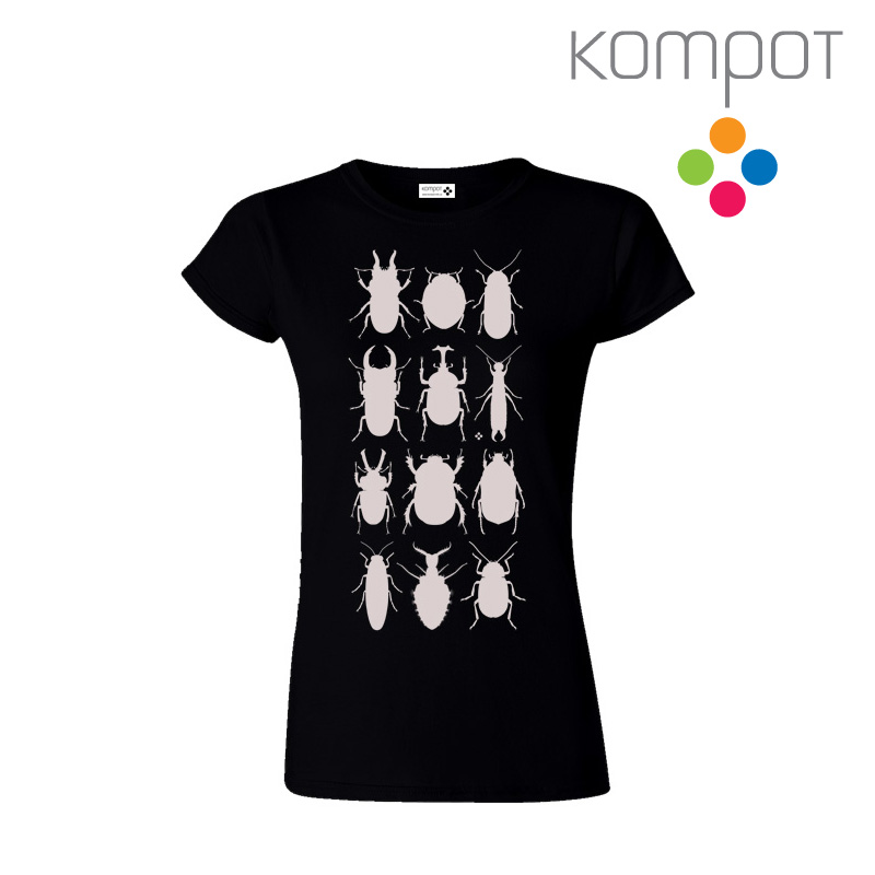Dámské tričko :: BROUCI, černé