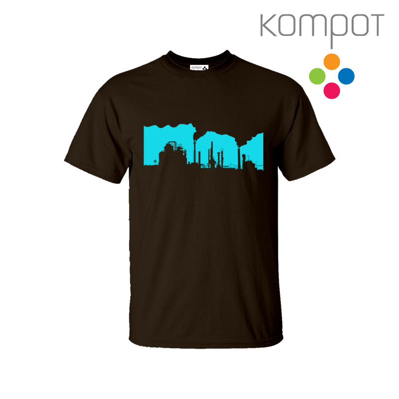 Pánské tričko :: FABRIKA, hnědé