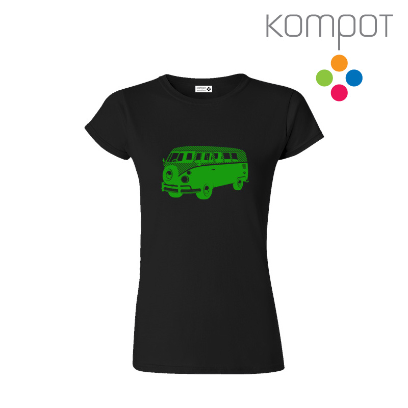 Dámské tričko :: MINIBUS, šedé