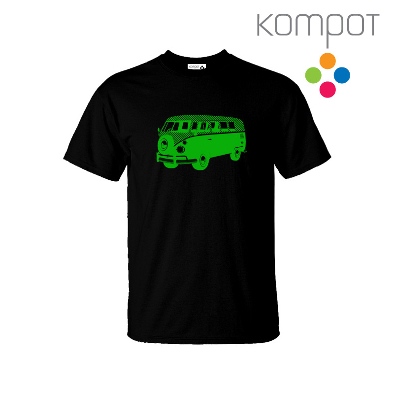 Pánské tričko :: MINIBUS, černé