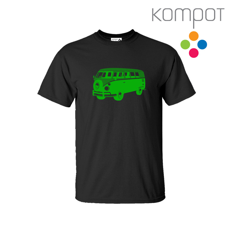 Pánské tričko :: MINIBUS, šedé