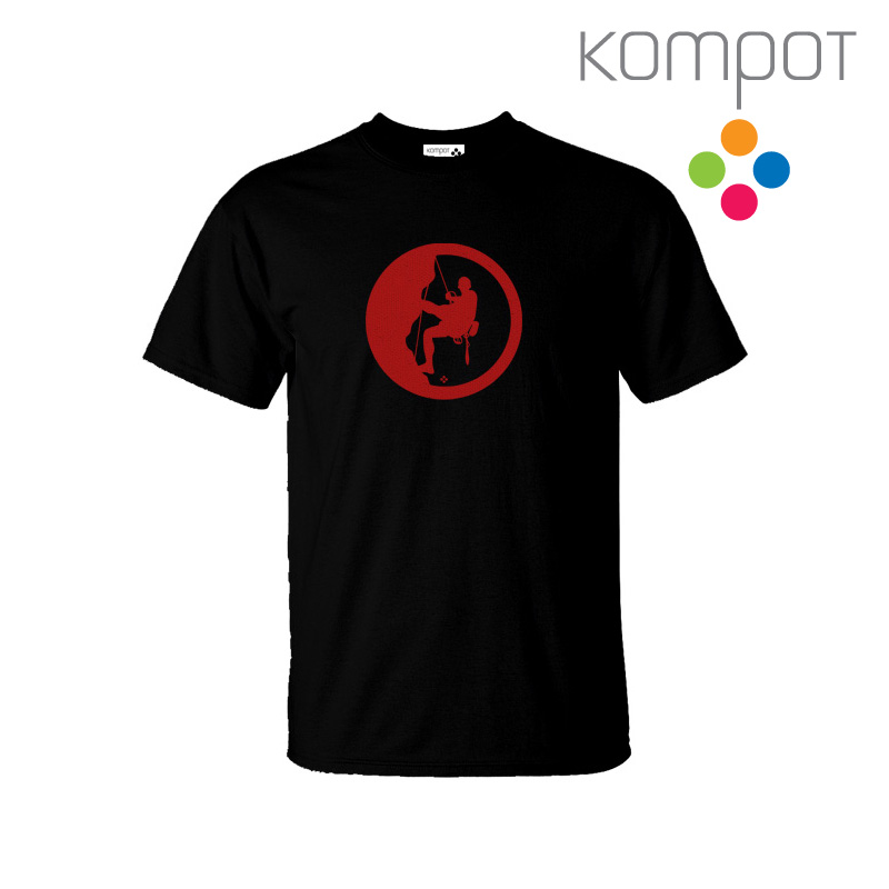 Pánské tričko :: HOROLEZEC, černé