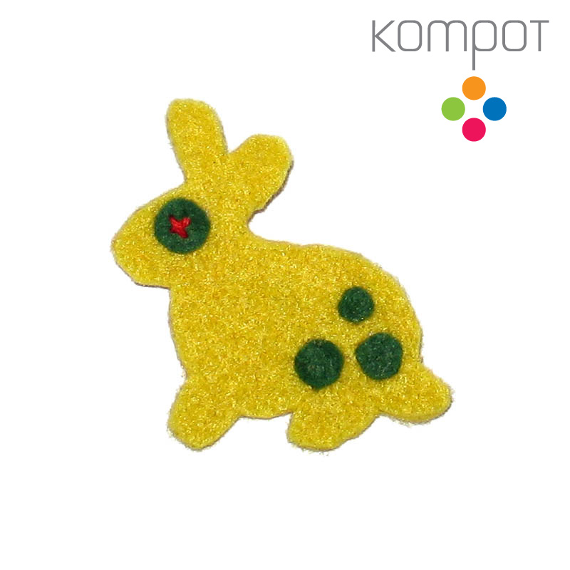 Brož ZAJÍC :: žlutý