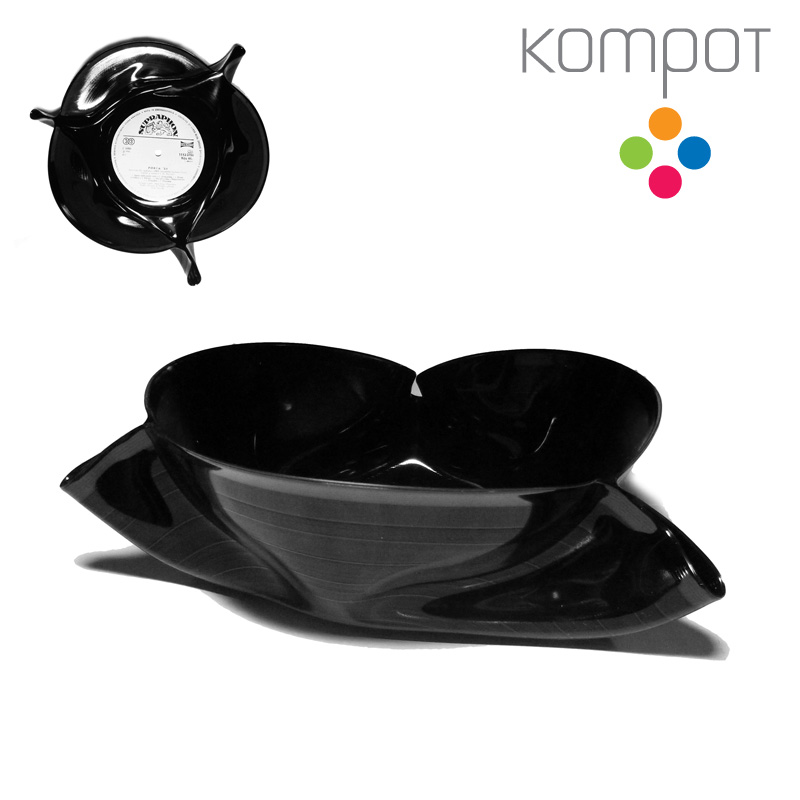 Velká vinylová miska 3 :: bílý střed