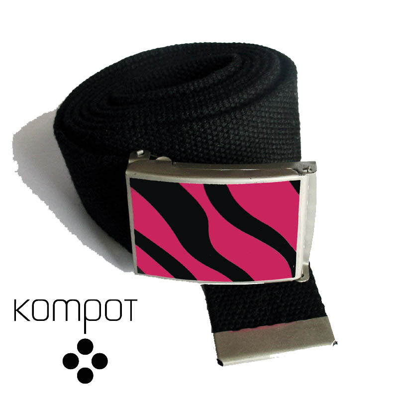 Pásek 104 :: ZEBRA, růžový