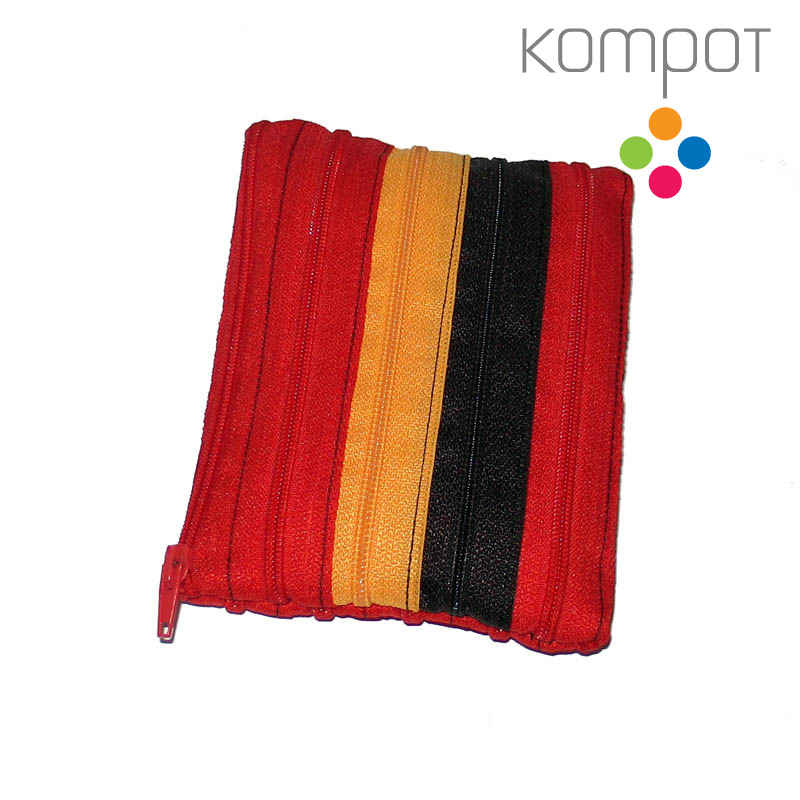 Kapsička :: červeno-oranžovo-černá