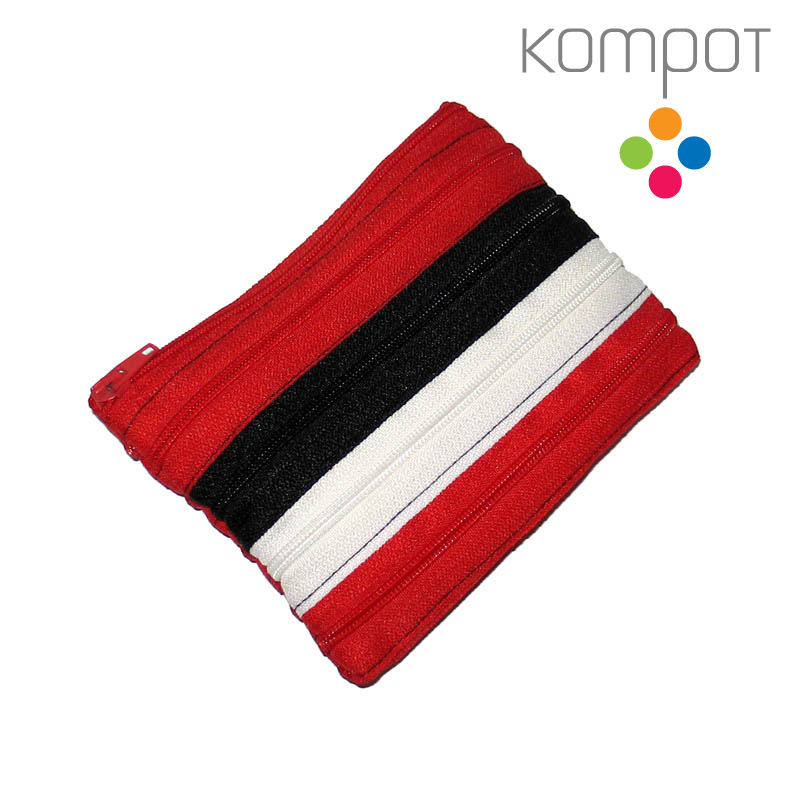 Kapsička :: červeno-černo-bílá