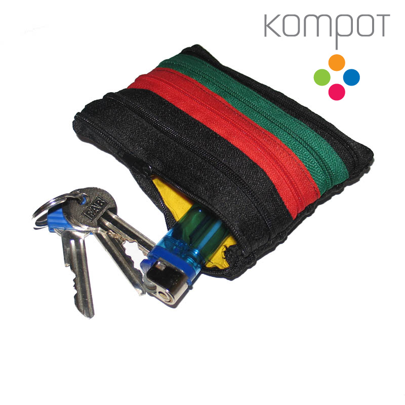 Kapsička :: černo-červeno-zelená