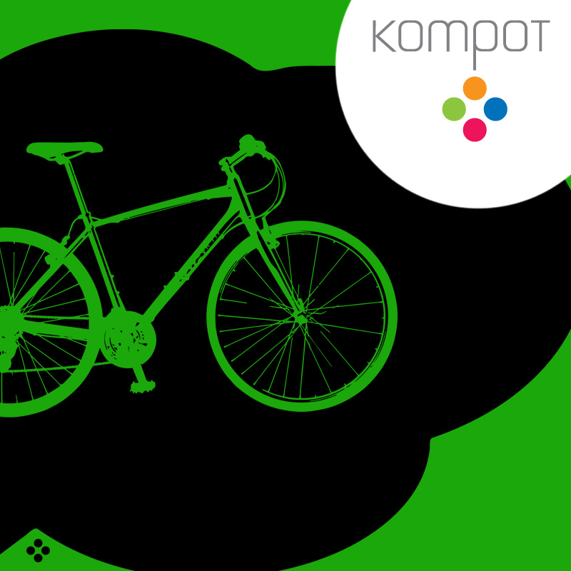 Dámské tričko :: KOLO, zelené