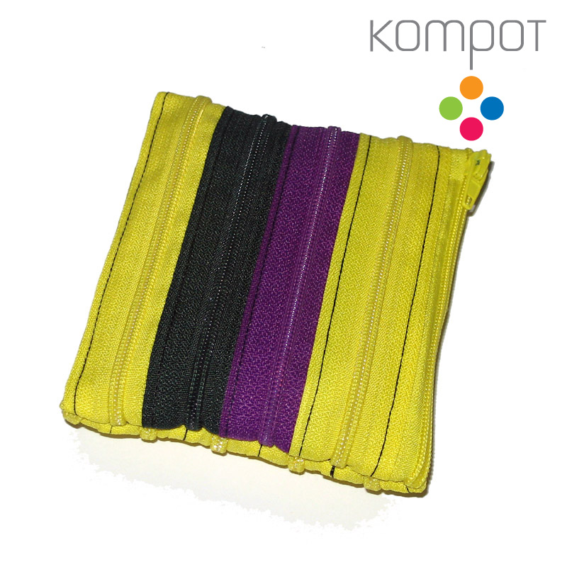 Kapsička :: žluto-fialovo-černá