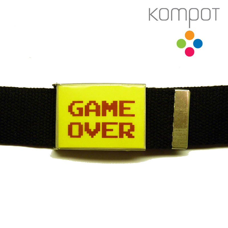 Pásek 049 :: GAME OVER, žlutý