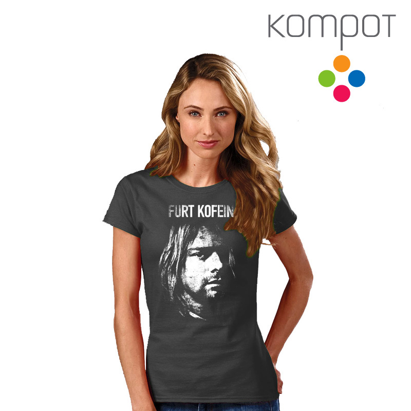 Dámské tričko :: FURT KOFEIN, šedé