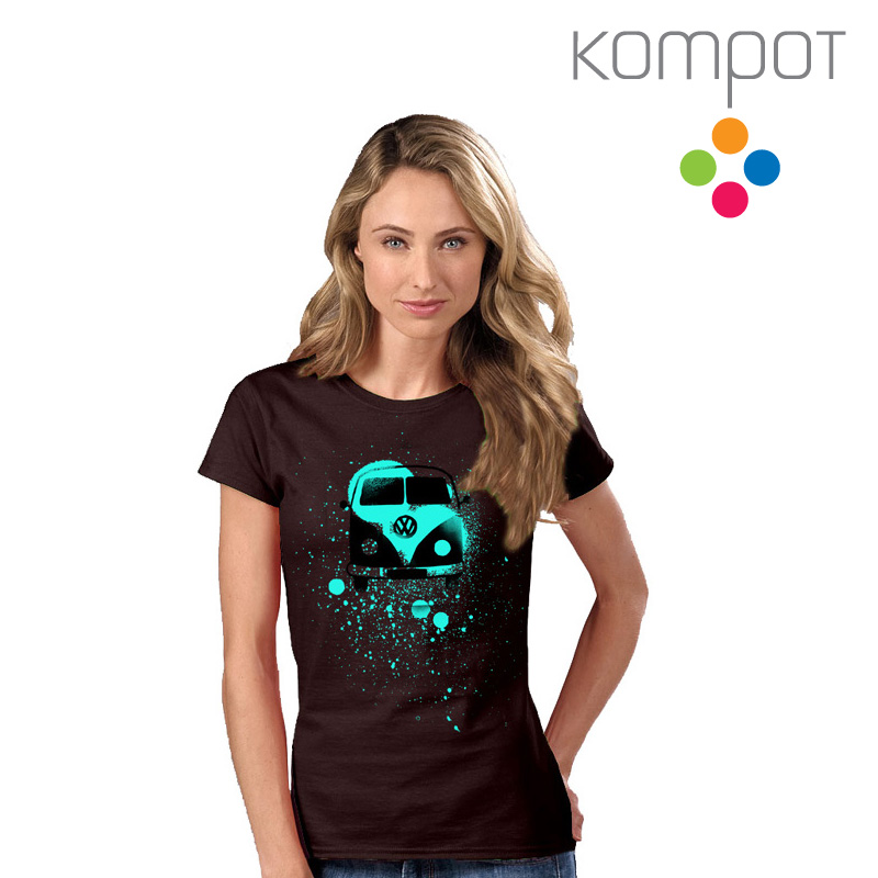 Dámské tričko :: BUSÍK, hnědé