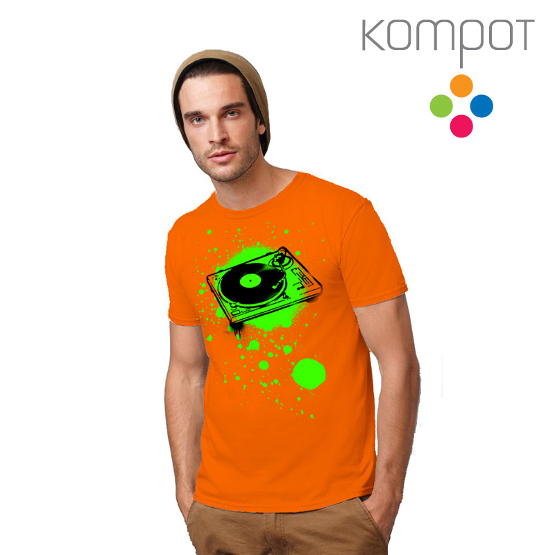 Pánské tričko :: GRAMEC, oranžové - DOPRODEJ