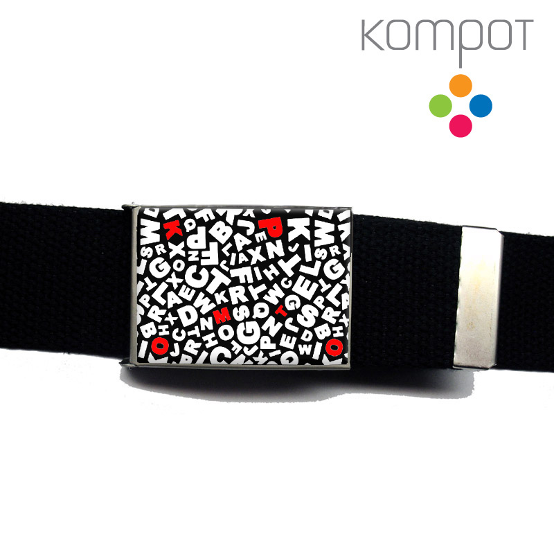 Pásek 075 :: PÍSMENKOVÝ, barevný