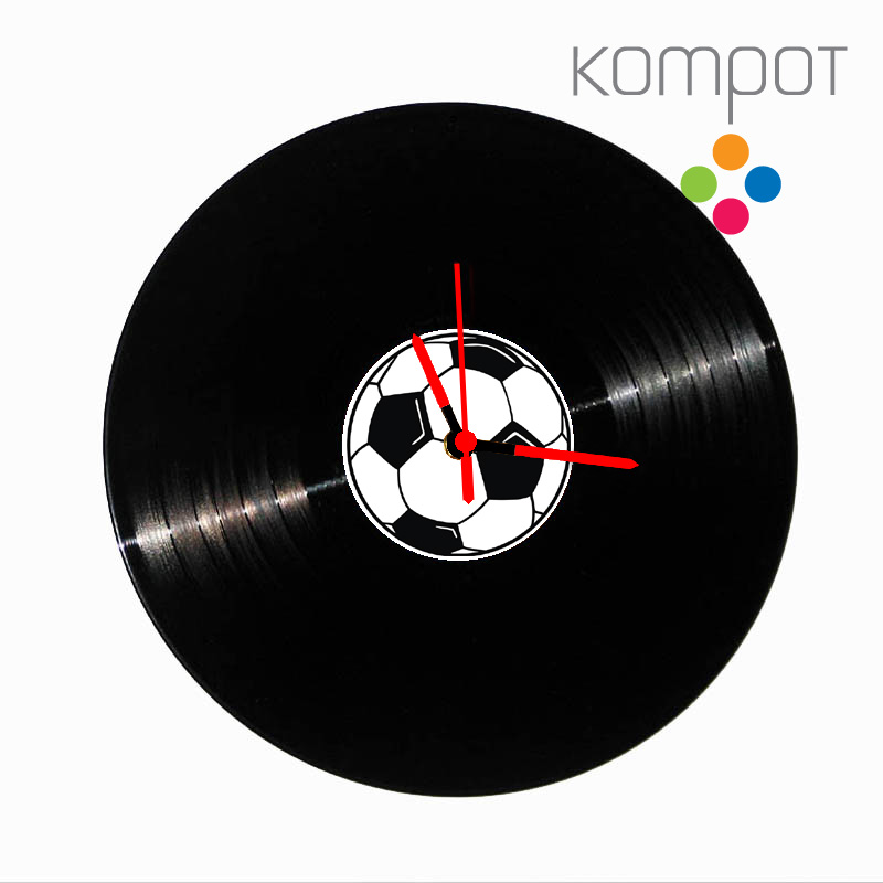 Vinylové hodiny FOTBALOVÝ MÍČ