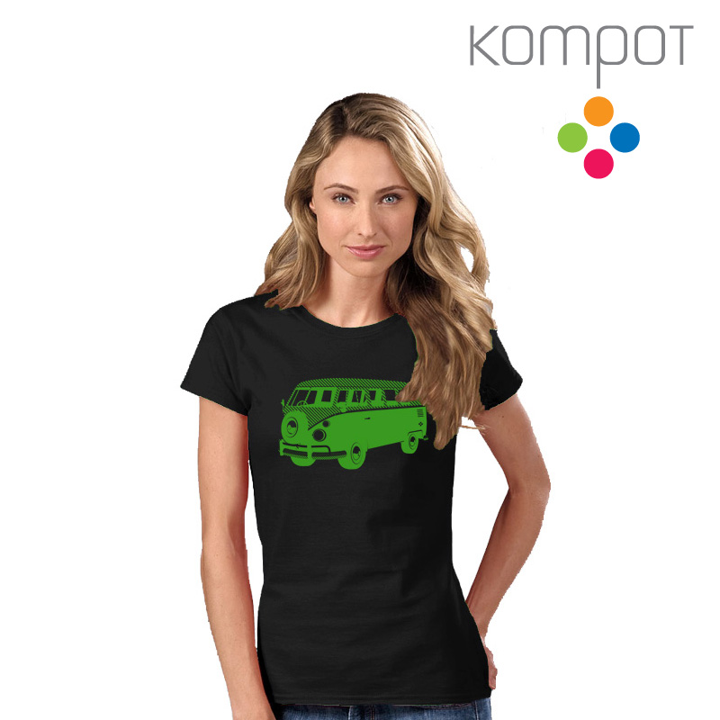 Dámské tričko :: MINIBUS, šedé