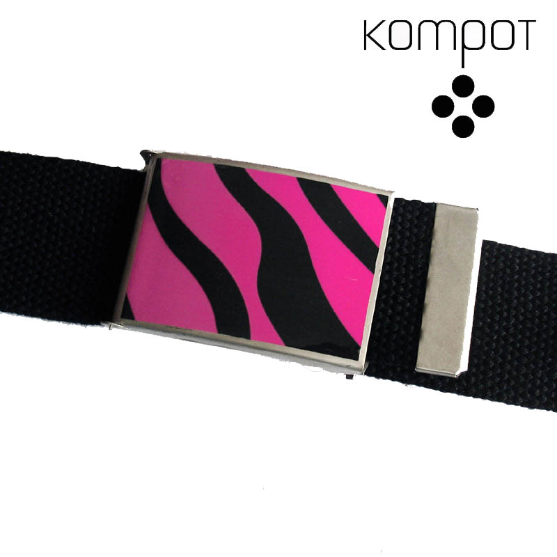 Pásek 104 :: ZEBRA, růžový