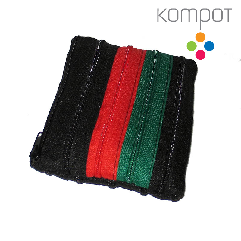 Kapsička :: černo-červeno-zelená