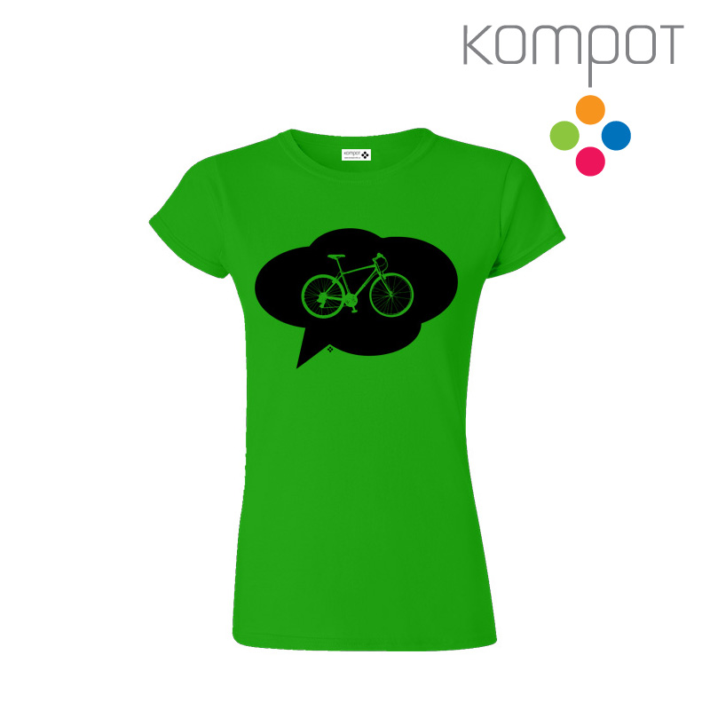 Dámské tričko :: KOLO, zelené