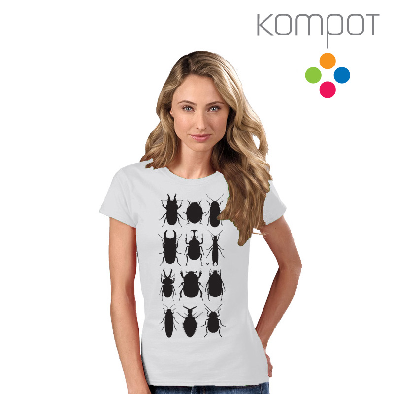 Dámské tričko :: BROUCI, bílé