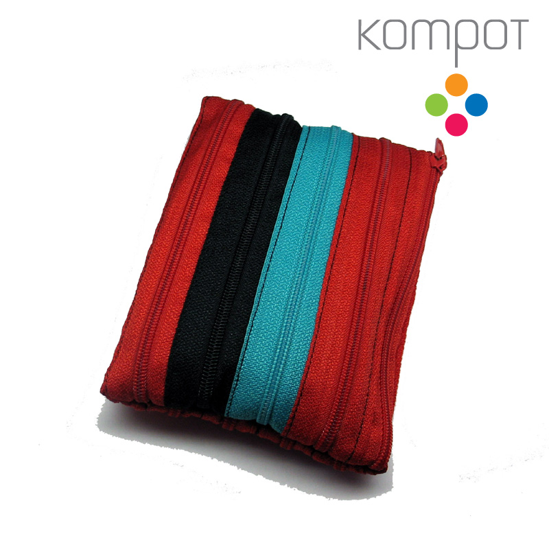 Kapsička :: červeno-tyrkysovo-černá