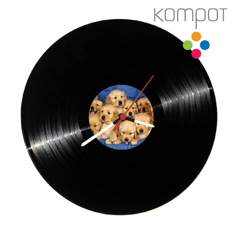 Vlastní motiv na vinylové hodiny