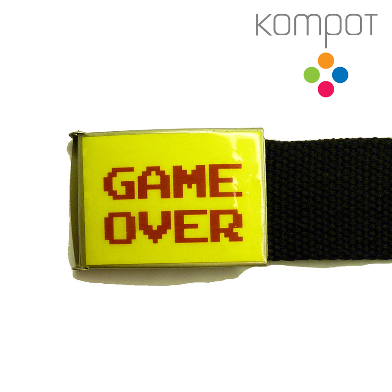 Pásek 049 :: GAME OVER, žlutý