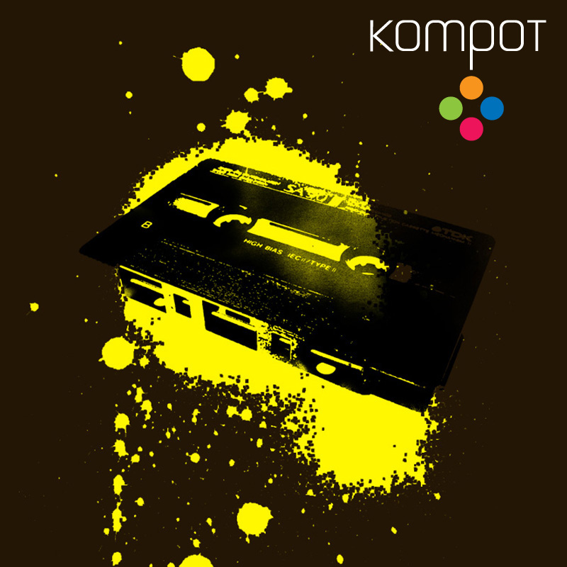 Dámské tričko :: KAZETA, hnědé