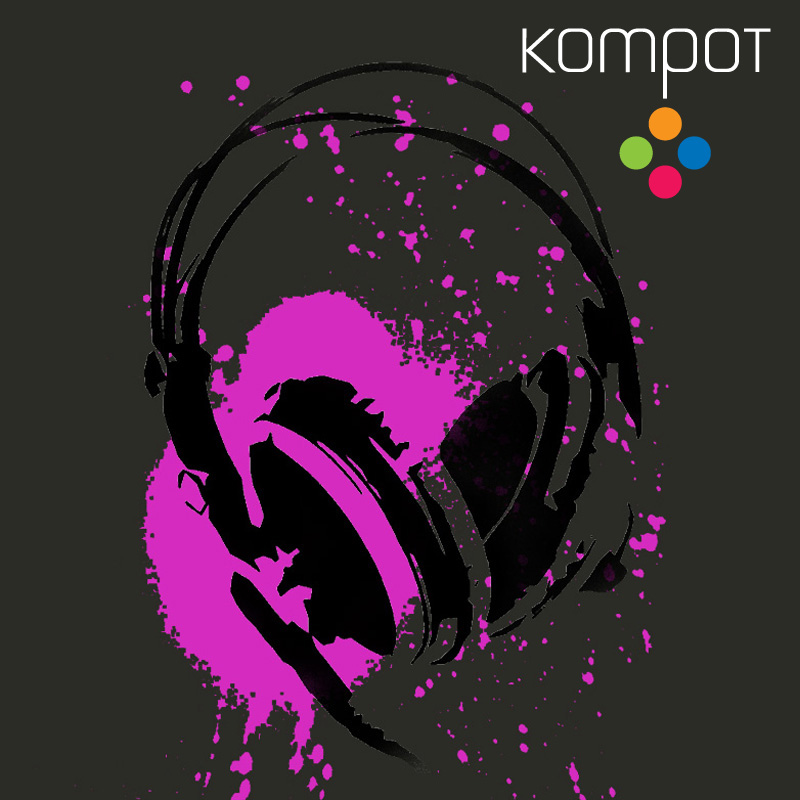 Dámské tričko :: SLUCHÁTKA, šedá