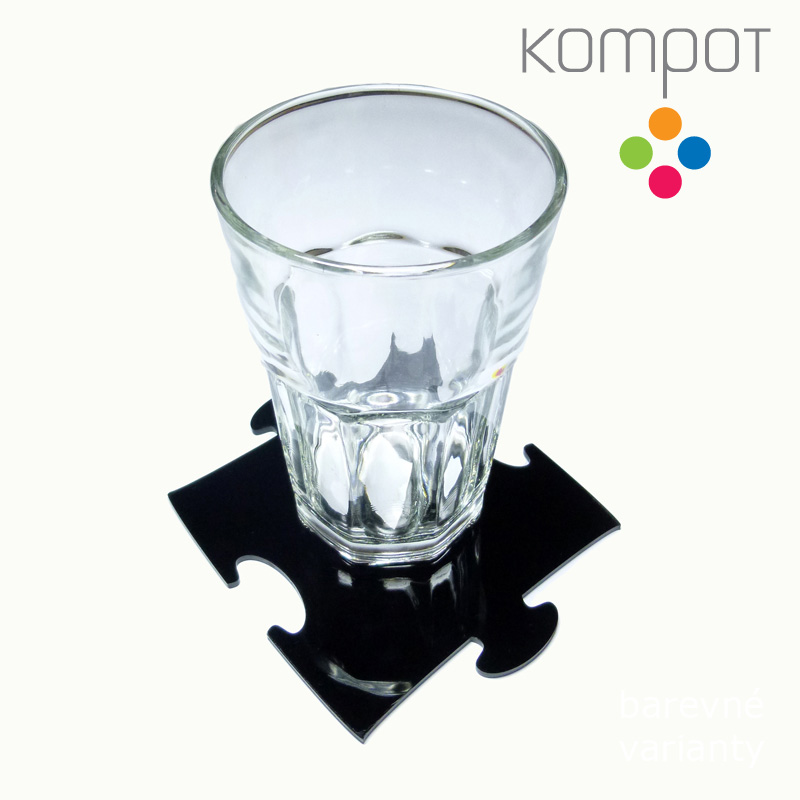 Podtácek PUZZLE :: bílý - 1 ks