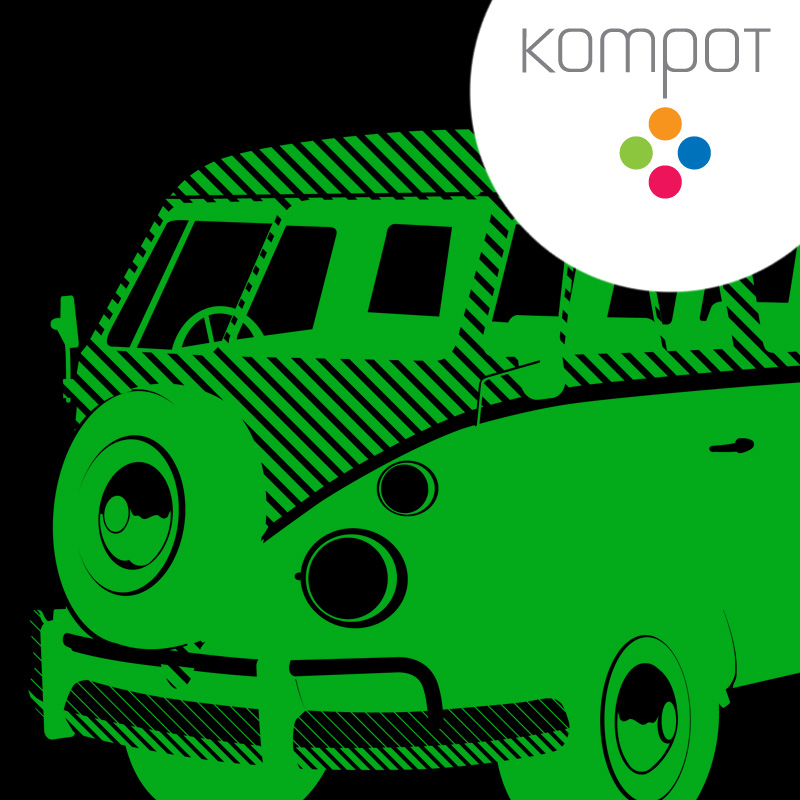 Pánské tričko :: MINIBUS, černé