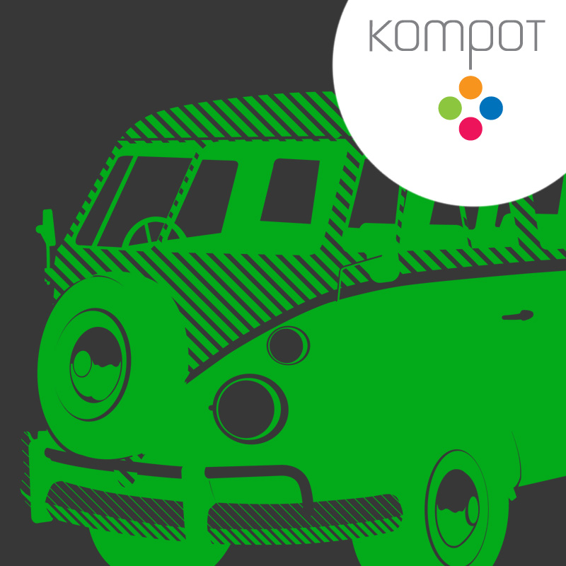 Pánské tričko :: MINIBUS, šedé