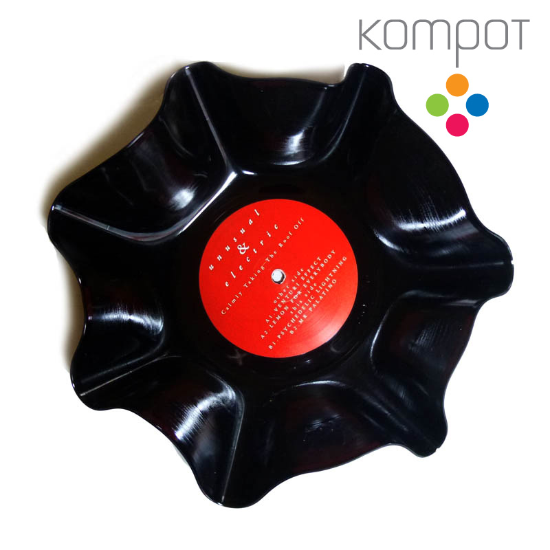 Velká vinylová miska Bábovka :: červený střed