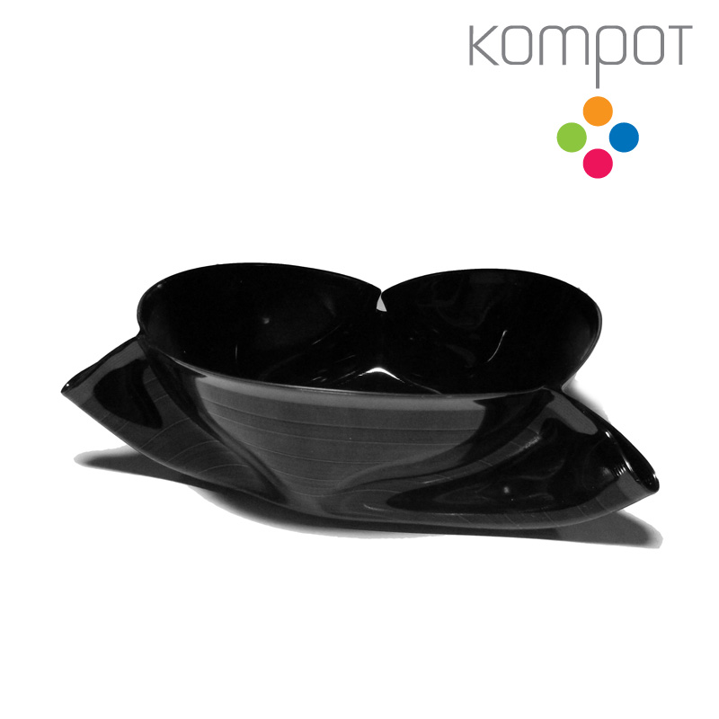 Velká vinylová miska 3 :: bílý střed