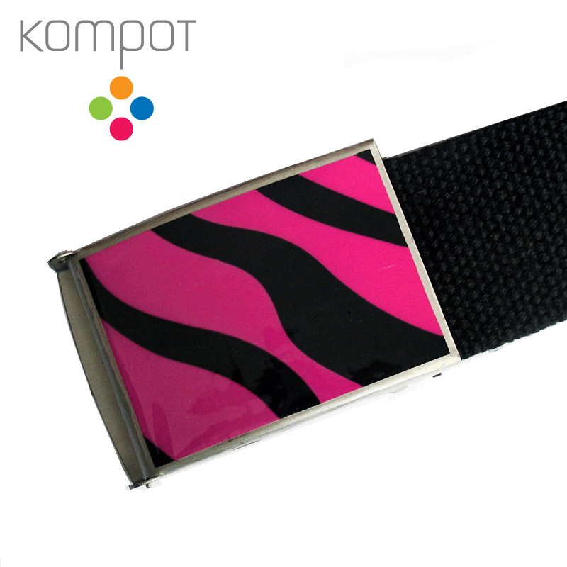 Pásek 104 :: ZEBRA, růžový