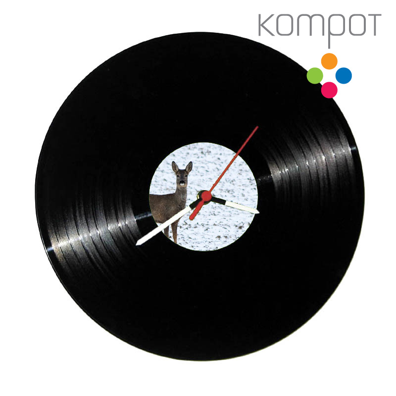 Vlastní motiv na vinylové hodiny