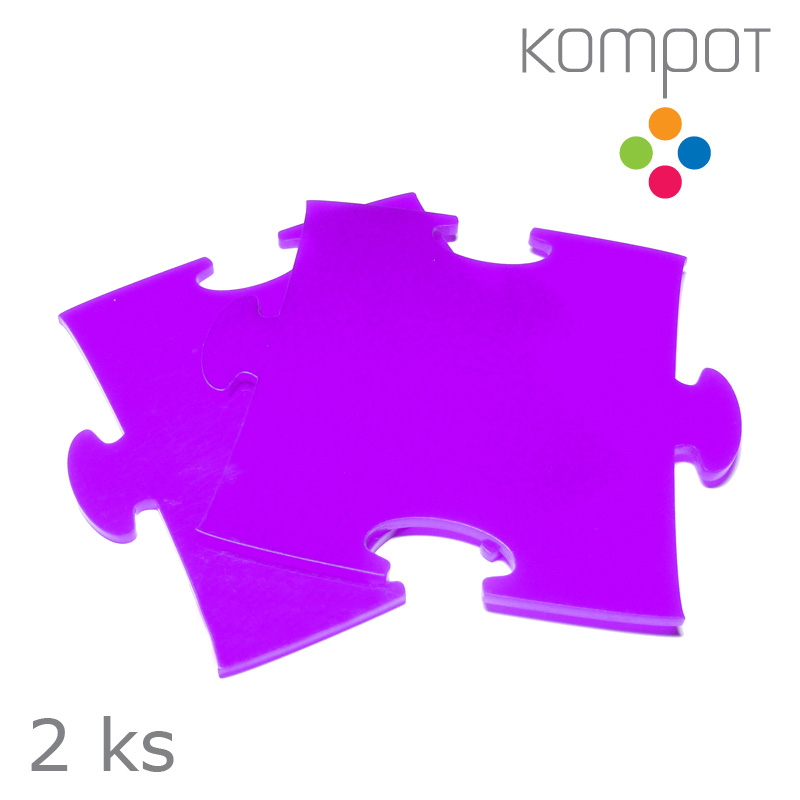 Podtácky PUZZLE :: fialové - 2 ks