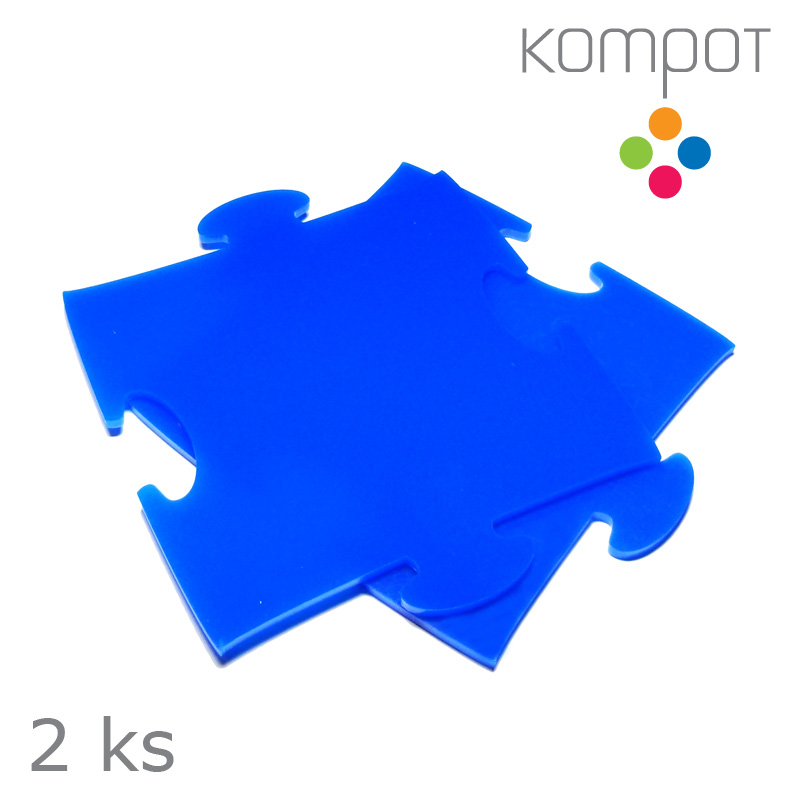 Podtácky PUZZLE :: modré - 2 ks