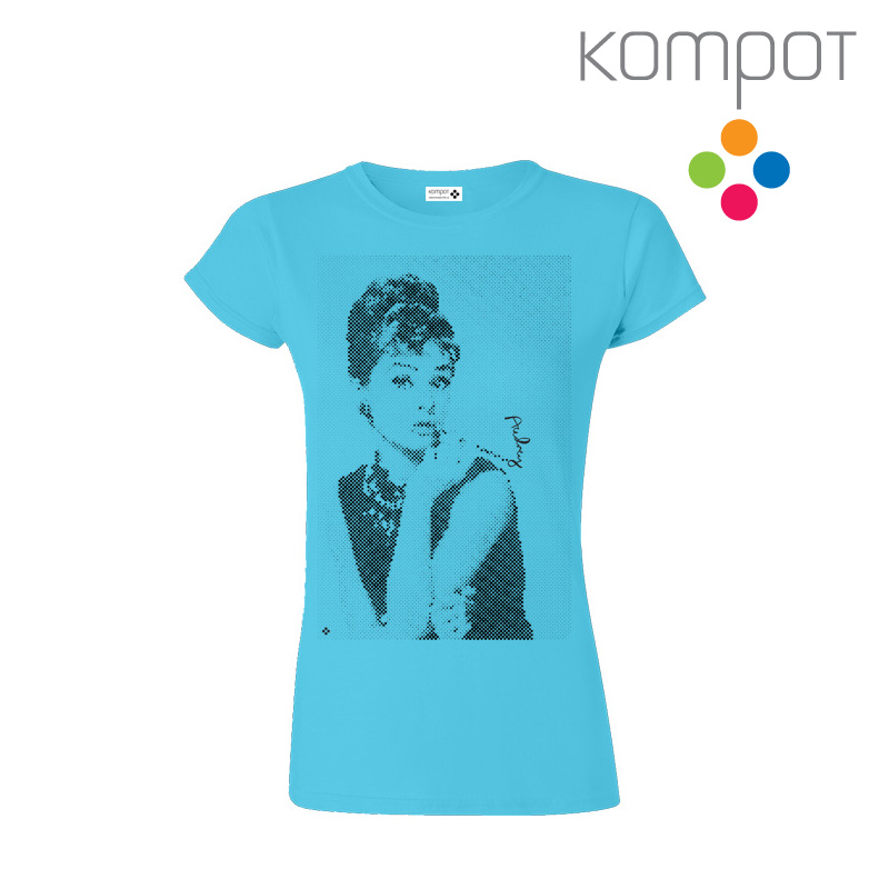 Dámské tričko :: AUDREY, modré - DOPRODEJ