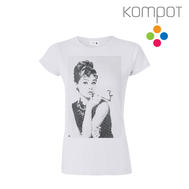 Dámské tričko :: AUDREY, bílé