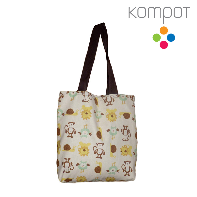 Taška S24 :: Lev, opička a kamarádi - zapínání na ZIP - VÝPRODEJ